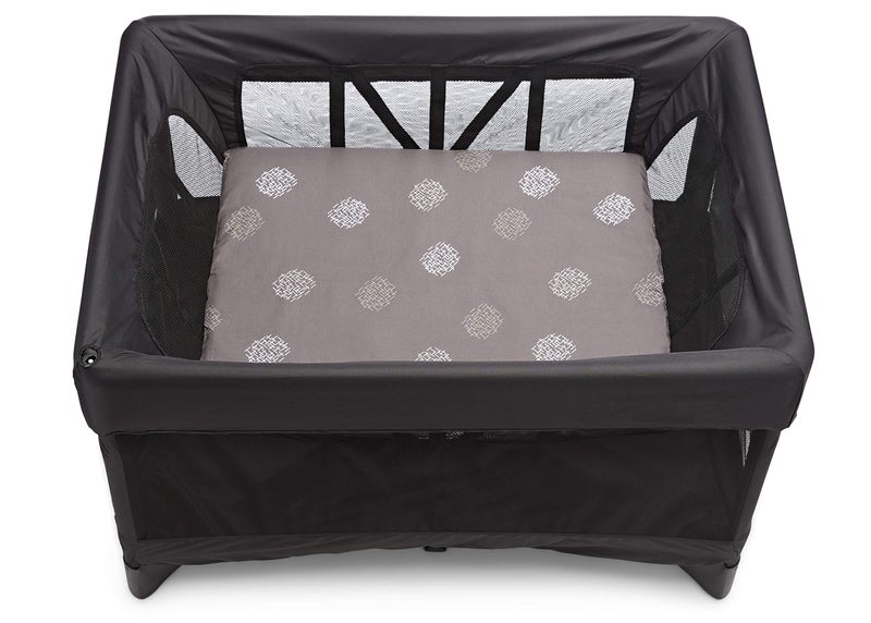 4moms breeze Bassinet Sheets, For Baby Bassinets and Furniture, Machine Washable and 100% Cotton, White & Grey, 2 Pack,2 Count (Pack of 1) - Image 3