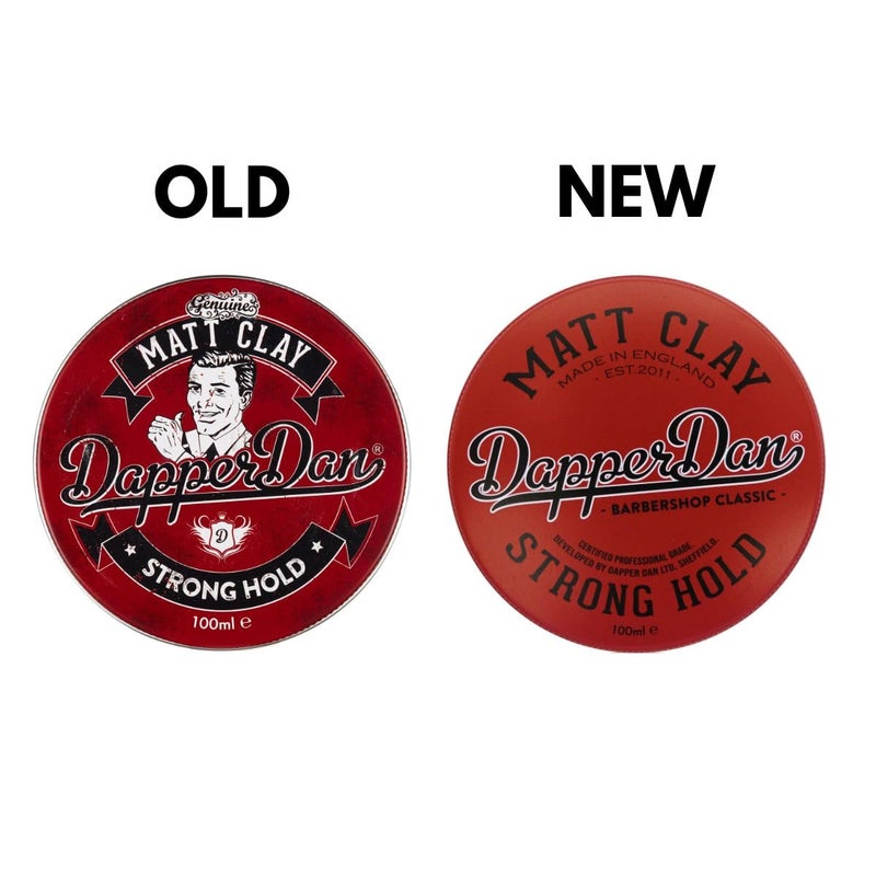 Dapper Dan Matt Clay, Strong Hold Matt Finish, Soft Clay, Easy Application, Mens Hair Styling Product, 2 x 3.38 fl oz ml - Image 2