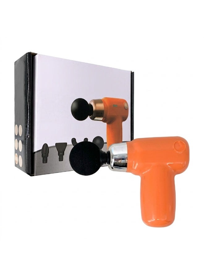 Mini Massage Gun Deep Tissue Percussion Massager 6 Speed Portable Electric Handheld Body Massager for Muscle Pain Relief Back Neck Shoulder Rechargeable Quiet Design - Image 2