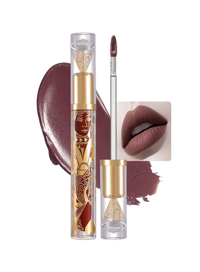 Hxssll Matte Velvet Lip Stain, Long-Lasting Lip Tint, Transfer-Resistant Waterproof Liquid Lipstick, Lightweight Non-Sticky Smudge-Resistant Lip Color with Cloud-Soft Blurring Misty Matte Finish 75A - Image 2