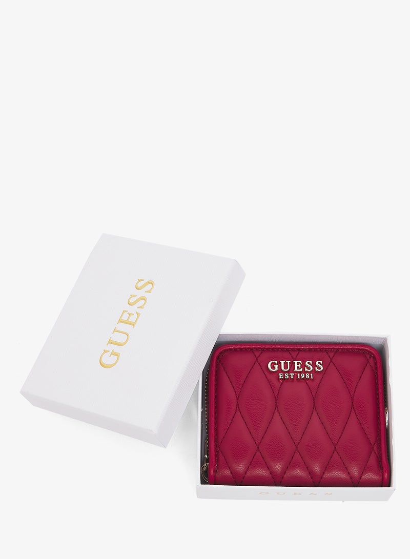 GUESS Valla Small Zip Around Wallet - Image 5