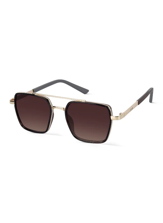 Woggles Ockhi Torque Brown Square Sunglasses