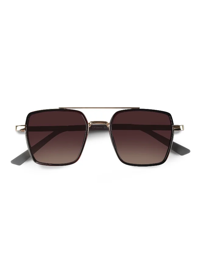 ووجلز UV- Protected Brown Square Sunglasses