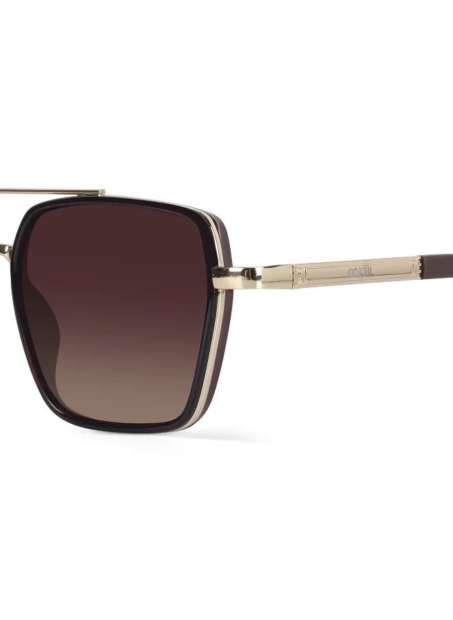 Woggles Ockhi Torque Brown Square Sunglasses
