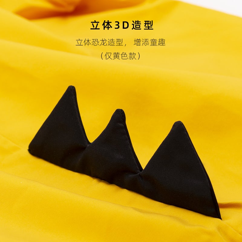 Export Kidsren'S Raincoat Boys And Girls Primary School Students Kindergarten Baby Cartoon Dinosaur Reflective Kidsren'S Poncho - Image 4