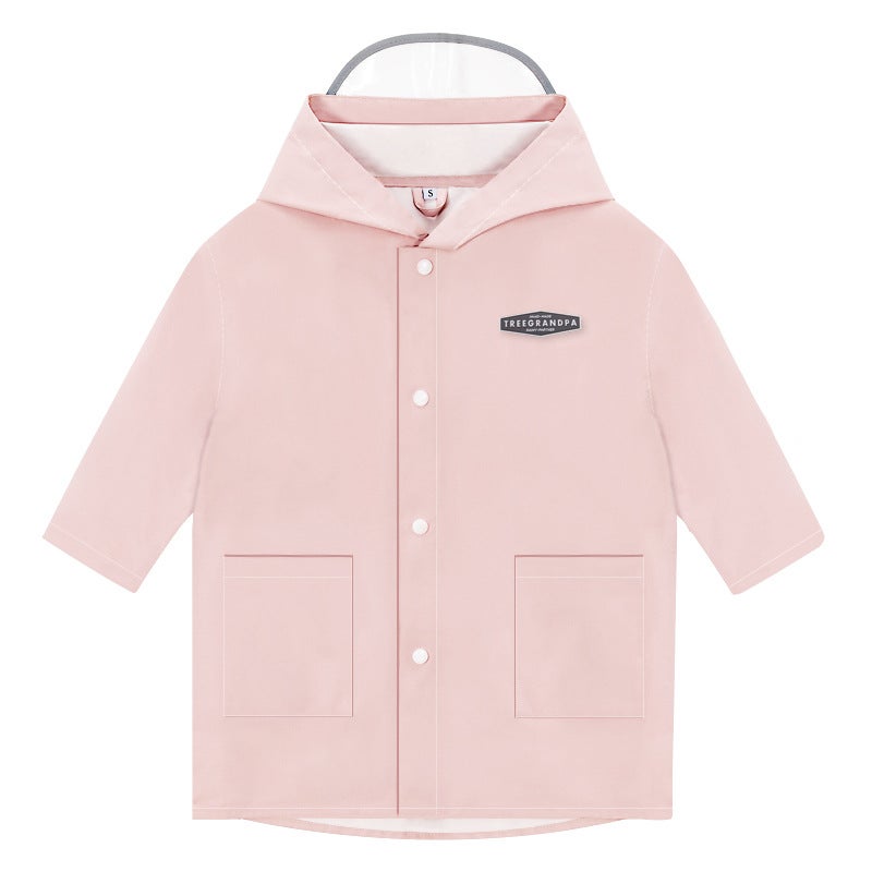 Export Kidsren'S Raincoat Boys And Girls Primary School Students Kindergarten Baby Cartoon Dinosaur Reflective Kidsren'S Poncho - Image 1