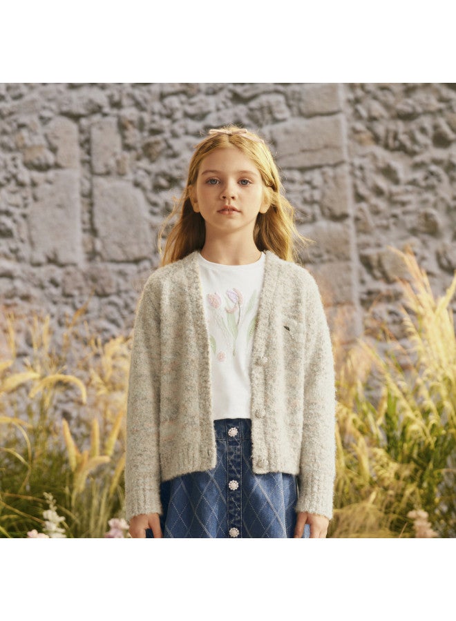 Balabala exploring Nature Series: Balabala Women's Wool V-neck Cardigan (premium Line) - Image 2