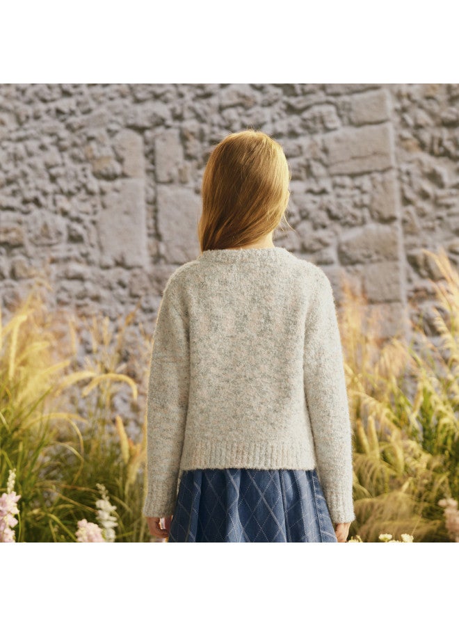 Balabala exploring Nature Series: Balabala Women's Wool V-neck Cardigan (premium Line) - Image 5