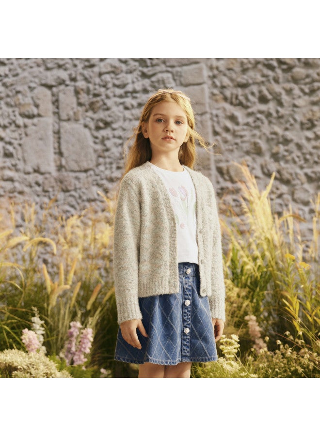 Balabala exploring Nature Series: Balabala Women's Wool V-neck Cardigan (premium Line) - Image 3