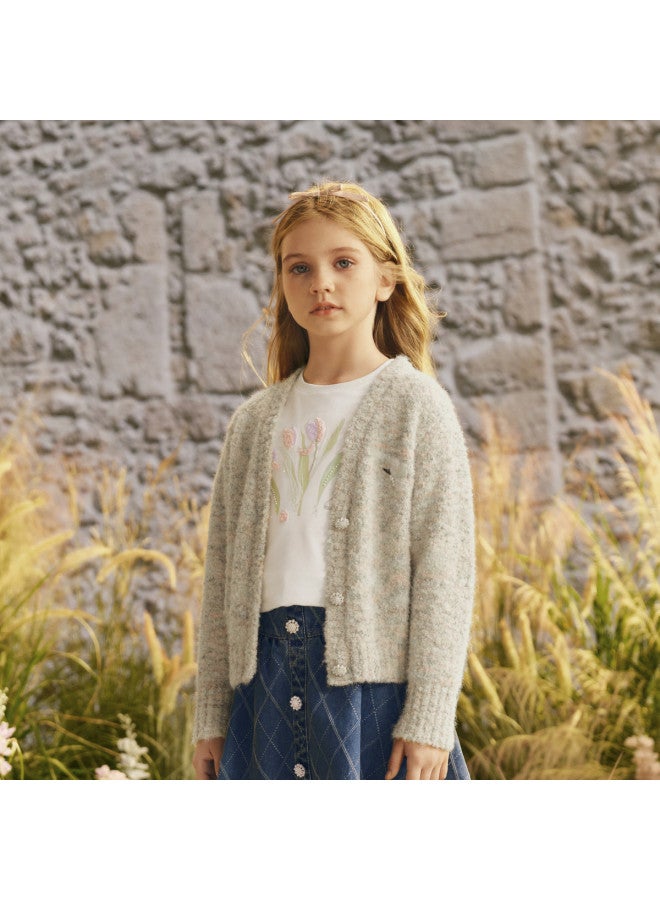Balabala exploring Nature Series: Balabala Women's Wool V-neck Cardigan (premium Line) - Image 4