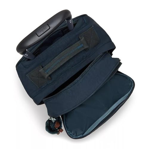 KIPLING KIPLING Kipling Women's Gaze Large Rolling, Durable, Wheeled Backpack with Adjustable Shoulder Straps, Nylon Book Bag, True Blue Tonal, 8.25" L x 17.25" H x 12.25" D,100352251 - Image 3