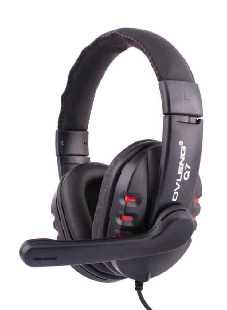Usb Q7Usb Stereo Gaming Headset Headphone Mic Microphone Ju For Piece Laptop Game
