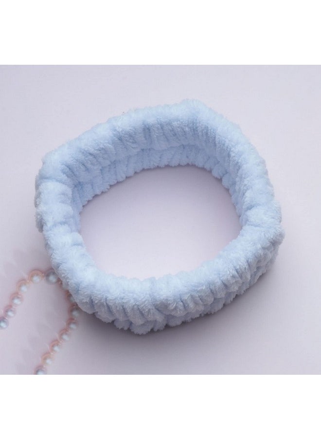 3 Pcs Headband Wrist Bands For Women Washing Face Soft Reusable Spa Microfiber Towel Headband Face Scrunchies Makeup Prevent Liquids From Spilling Down Your Arms (Light Blue) - pzsku/Z55DA4DAAB3CC4F7701BDZ/45/_/1718645588/93b604da-3ea5-4a07-aa94-f8652835f32b