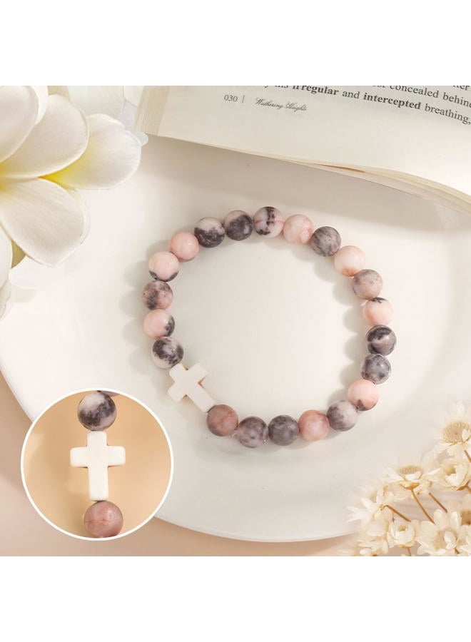 Paderast Christian Mothers-Day Gifts for Women, First Communion Confirmation Graduation Gifts Religious Cross Bracelet for Mom/Daughter/Friend/Sister/Grandma/Granddaughter/Godmother/Her, Inspirational Birthday - Image 5