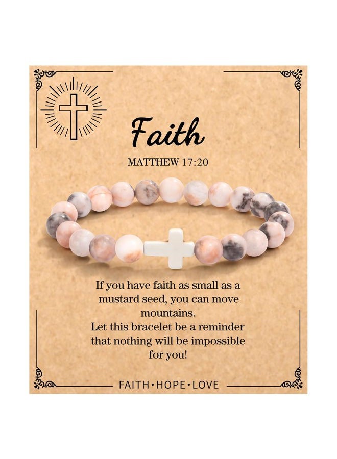 Paderast Christian Mothers-Day Gifts for Women, First Communion Confirmation Graduation Gifts Religious Cross Bracelet for Mom/Daughter/Friend/Sister/Grandma/Granddaughter/Godmother/Her, Inspirational Birthday - Image 1