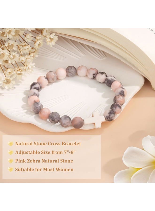 Paderast Christian Mothers-Day Gifts for Women, First Communion Confirmation Graduation Gifts Religious Cross Bracelet for Mom/Daughter/Friend/Sister/Grandma/Granddaughter/Godmother/Her, Inspirational Birthday - Image 4