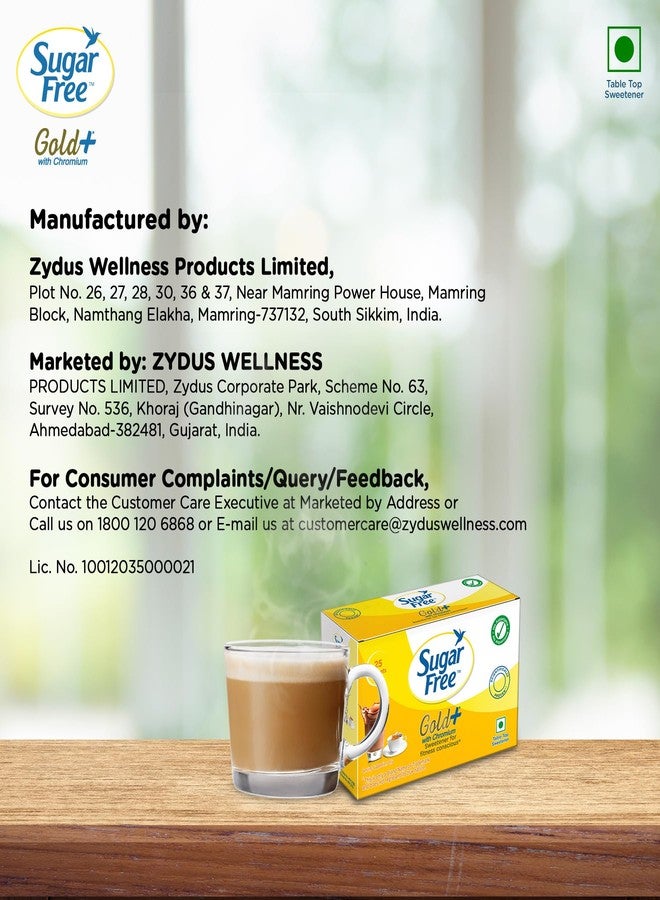Sugar Free Gold, 50 Sachet India’s No.1 Sweetner| Sweet like Sugar with Low Calories| Scientifically Proven & Tested - Image 3