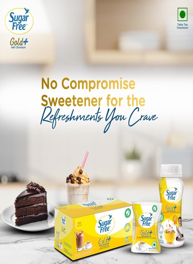 Sugar Free Gold, 50 Sachet India’s No.1 Sweetner| Sweet like Sugar with Low Calories| Scientifically Proven & Tested - Image 4