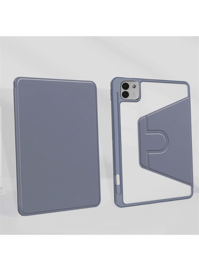 general Case for Honor MagicPad 3 13.3-inch (2025) Tablet Leather Case with Auto Wake/Sleep, 360° Rotating Stand Acrylic Clear Back Cover Built-in Pencil Holder - Image 5