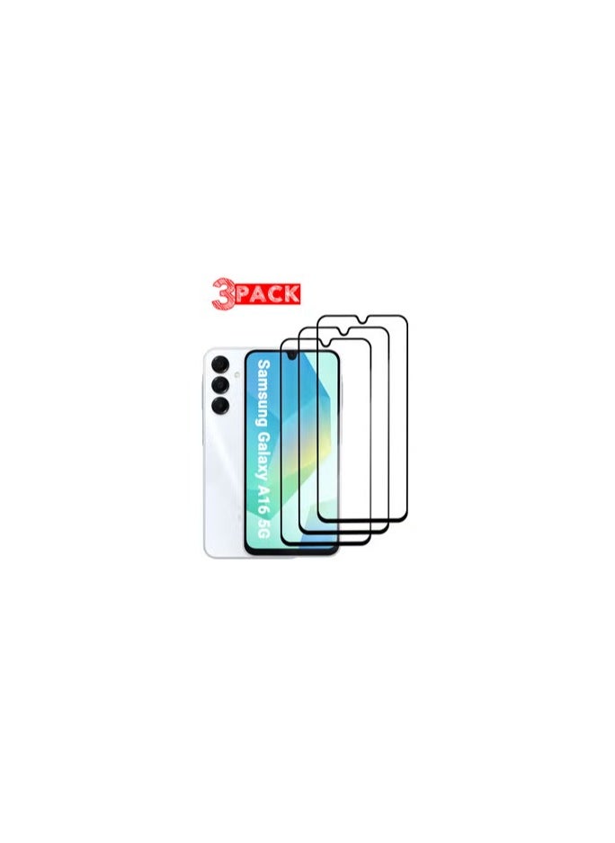 CATANES (for Galaxy A16 5G ) 3Pack Premium Tempered Glass Screen Protector with Scratch-Resistant, HD Clarity, and Easy Installation  - Image 1