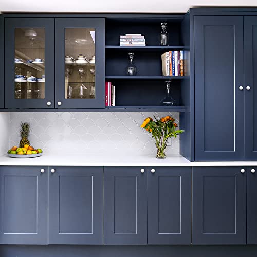 Ravinte 10 Pack Drawer Pulls 1-1/4 Inch Kitchen Cabinet Knobs Brushed Nickel Round Dresser Drawer Knobs Solid Dresser Knobs Drawer Knobs Simple Cabinet Hardware for Cupboard Drawer Pulls - Image 5