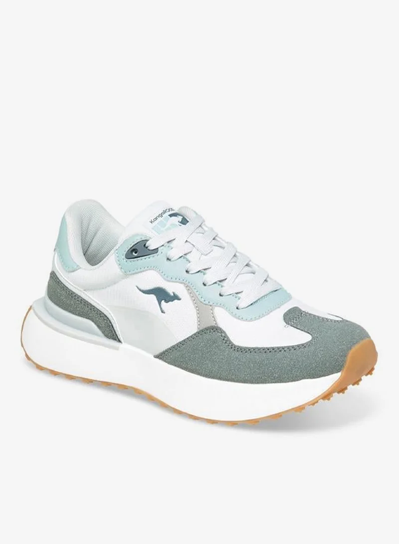 kangaROOS Women's Panelled Lace-Up Sports Shoes