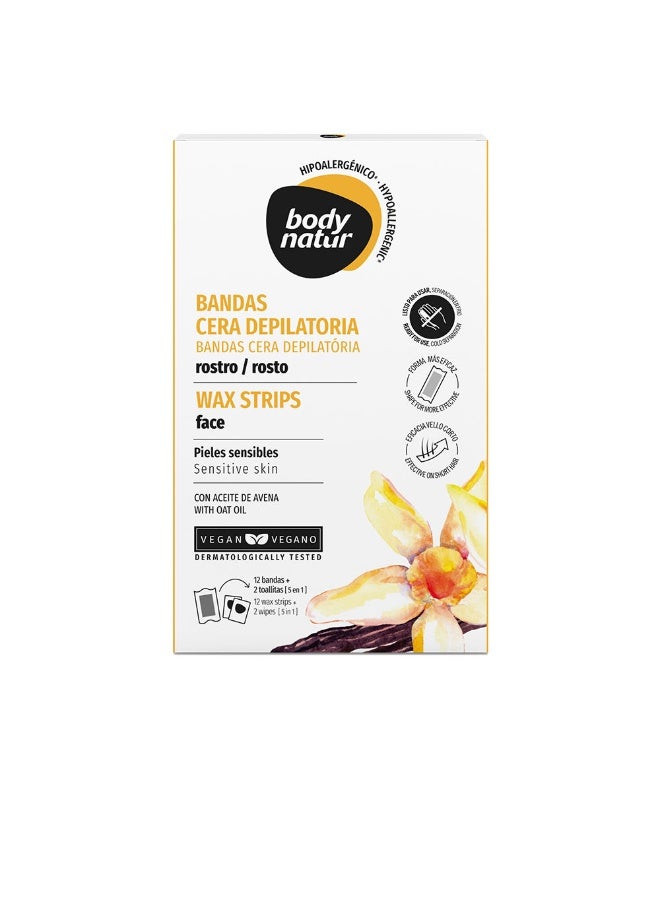 بادي ناتور شرائح شمع الوجه من بودي ناتشر للبشرة الحساسة × 12 - Image 1