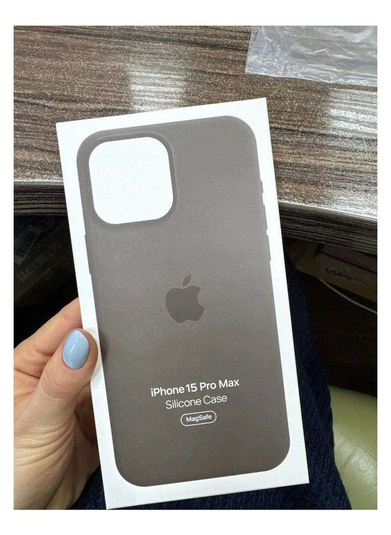 Generic Silicone Magsafe Case for iPhone 15 Pro Max - Support Wireless Charging Premium Quality Design 6.7 inch  - Image 4