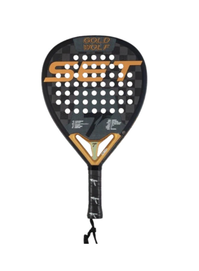 Set Padel racket Gold Wolf 3K Carbon 25 - Image 1
