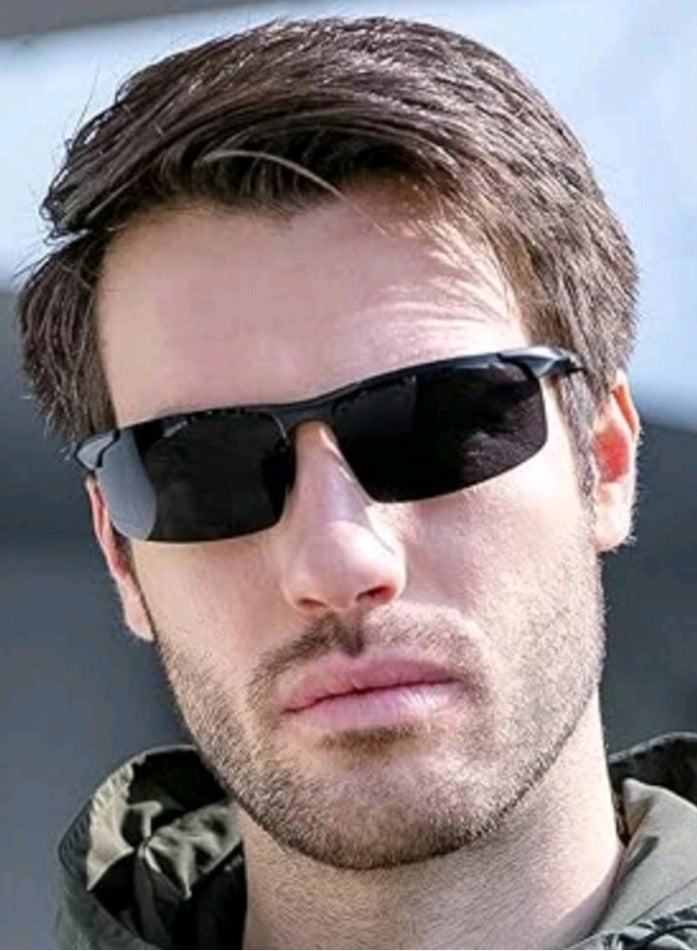 ديلز بيك نظارة شمسية رجالية أنيقة وعصرية واقية من الأشعة فوق البنفسجية - Image 1