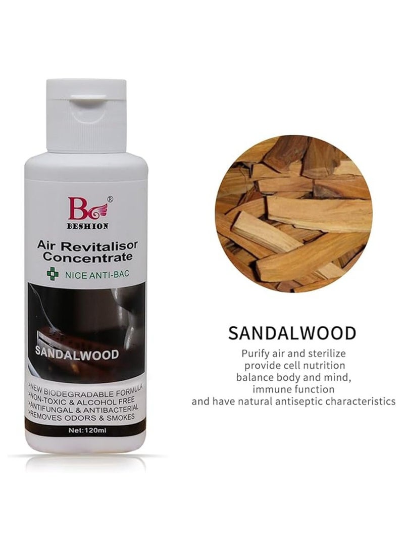 Sandalwood 120ML - Beshion Air Revitalisor Concentrate Water-Soluble Drops For Humidifier - Image 2