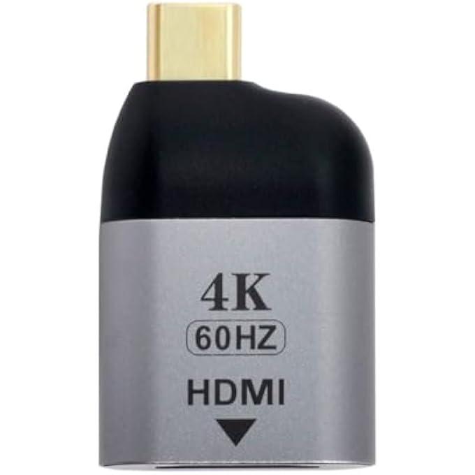 Cablecc USB-C TYPE C TO HDMI CONVERTER HDTV ADAPTER 4K 60HZ 1080P FOR TABLET & PHONE & LAPTOP - Image 1