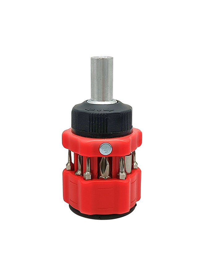 Generic Ratchet Screwdriver 12-in-1 Ratcheting Screwdriver Tool Set Multi Screwdriver Tool All in One Screwdriver Phone Repair Kit  - Image 1