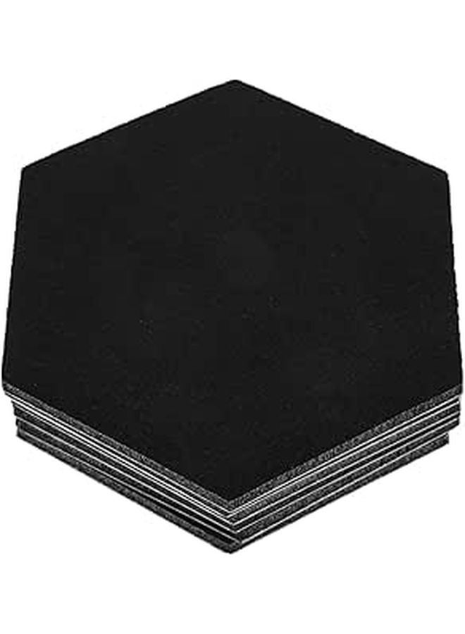 8 Pieces Hexagon Felt Bulletin Board For Wall Photos Notes Display - Image 1
