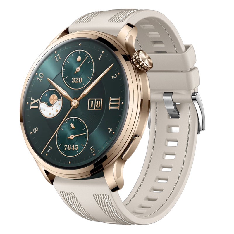 erorex For Honor Watch 4 Pro Push Connector 22Mm Hybrid Nylon Silicone Watch Band(Starlight) - Image 1