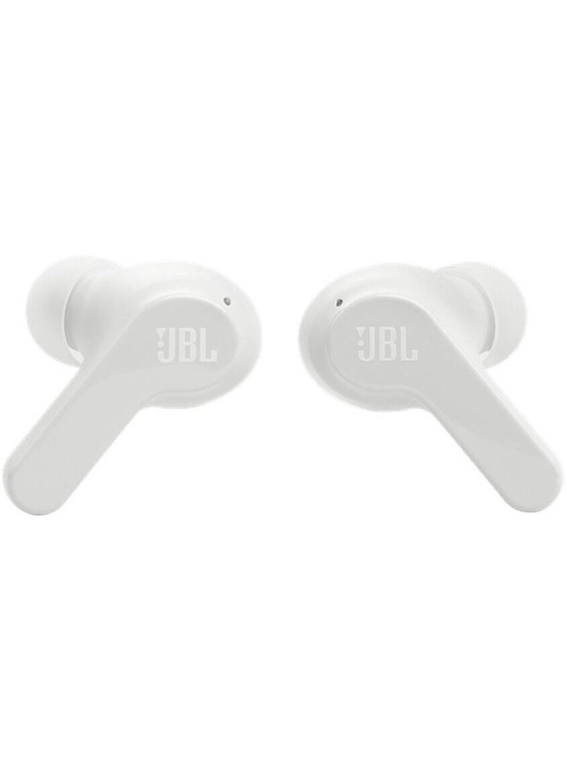 JBL سماعات JBL Wave Beam اللاسلكية الحقيقية، صوت عميق، ملائمة مريحة، بطارية 32 ساعة، بيئة ذكية، TalkThru، بدون استخدام اليدين + VoiceAware، مقاومة للماء والغبار، متوافقة مع تطبيق سماعات JBL، أبيض - Image 3