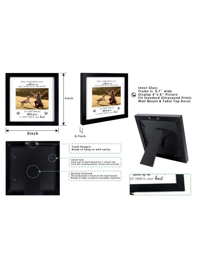 KCRasan Dog Memorial Picture Frame - Pet Memorial Picture Frame for Pet Loss of Gift - Dog Remembrance Frame Dog or Cat with Sympathy Pet Tribute Keepsake(9x9 memorial frame) - Image 5