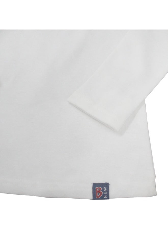 Bashayer OFFwhite winter blouse with high neck  - Image 3