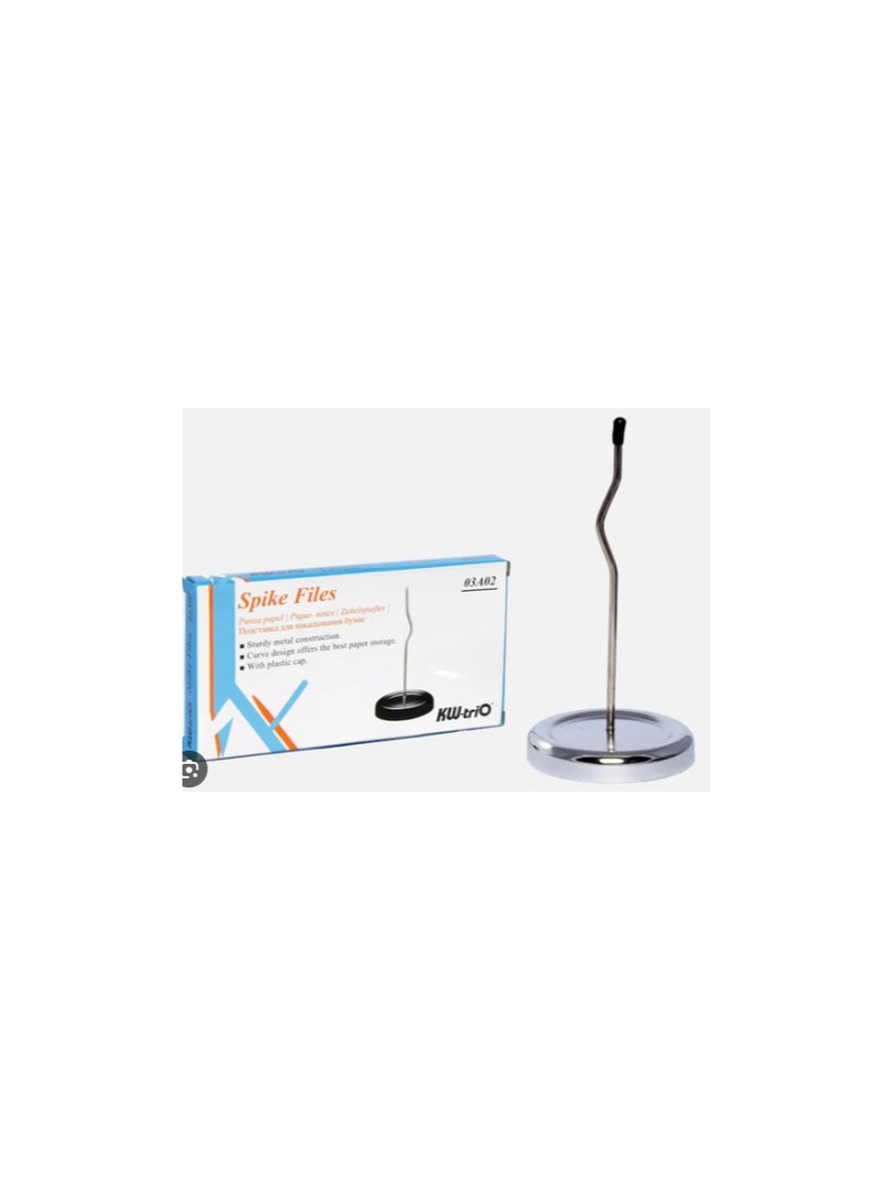 كي دبليو تريو ملف KW-triO المكتبي ذو المسامير للمكتب وطلبات المقهى والمطاعم وفواتير الغسيل وإيصالات الفواتير - Image 1