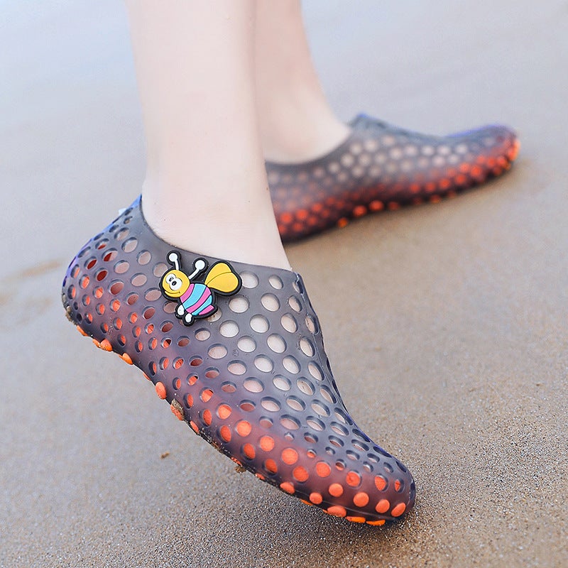 New Large Children'S Sandals Hollow Breathable Lightweight Slip-On Sandals Hole Shoes Outdoor Beach Shoes Children'S Shoes - Image 4