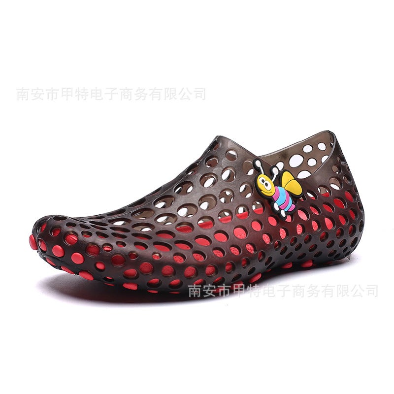 New Large Children'S Sandals Hollow Breathable Lightweight Slip-On Sandals Hole Shoes Outdoor Beach Shoes Children'S Shoes - Image 1