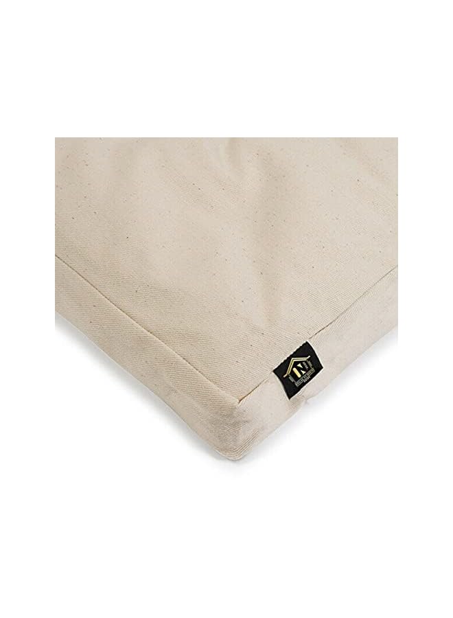 Zaboon New York Simple And Comfortable Velvet Tufted Floor Cushion 60X40X10Cm - Image 2