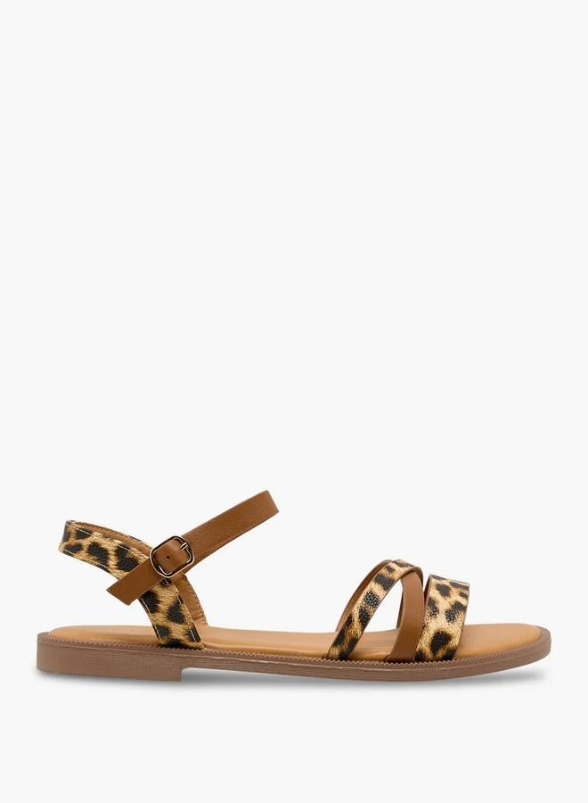 Celeste Women Animal Print Sandals