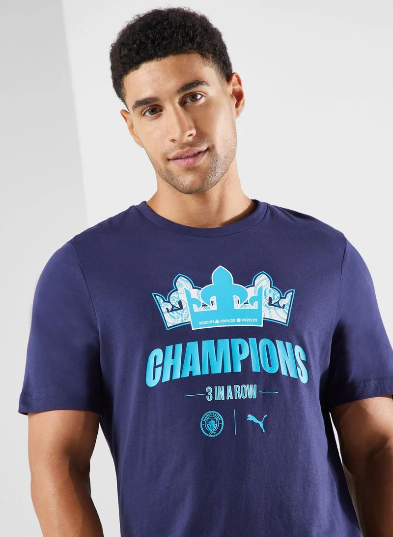 PUMA Manchester City Pl Winners T-Shirt