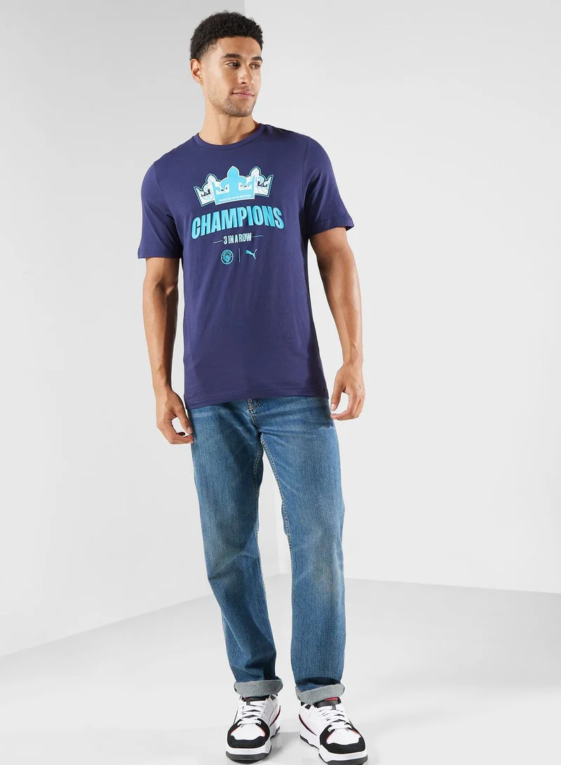 PUMA Manchester City Pl Winners T-Shirt