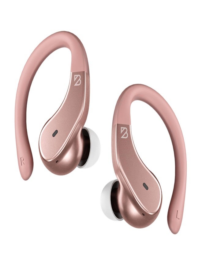 Back Bay Audio - Runner's Wireless Earbuds Bluetooth Headphones for Sports, Hook Over The Ear Buds, Deep Bass, Wrap Around Earphones with Earhooks for Running, Workout Wireless Headphones for The Gym - Image 1