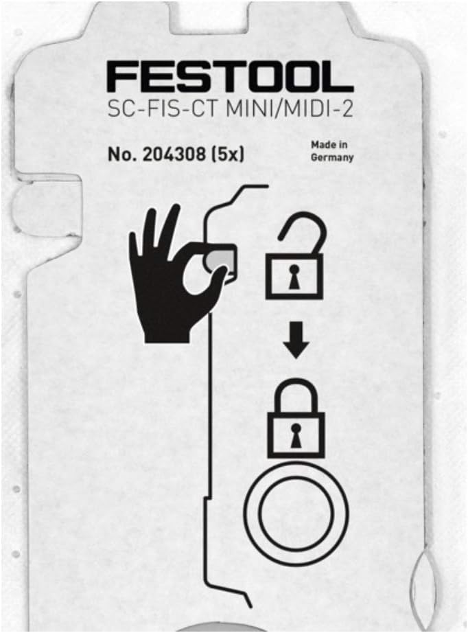 Festool 204308 CT MiniMidi 25 Filter Bags - Image 2