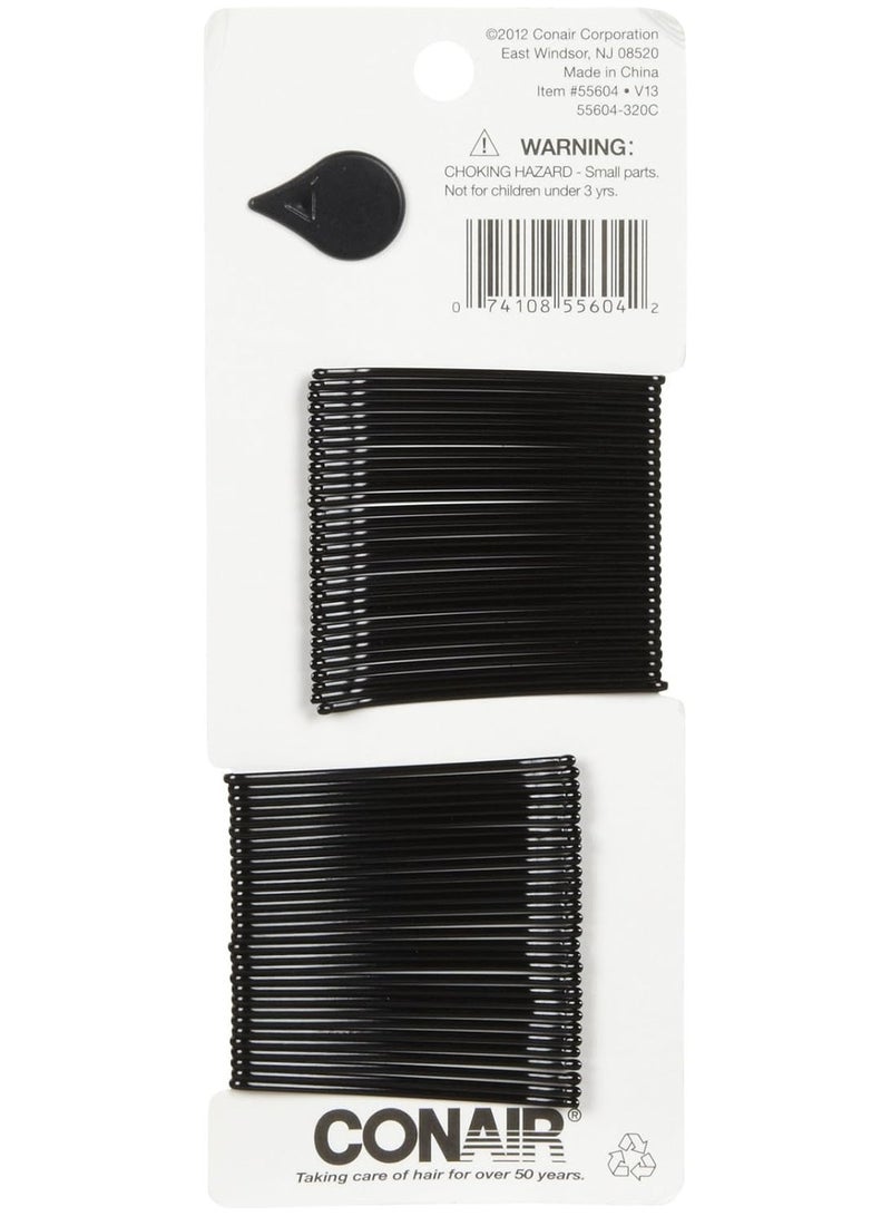 Conair Bobby Pins Curved Black - 60 CT - Image 2