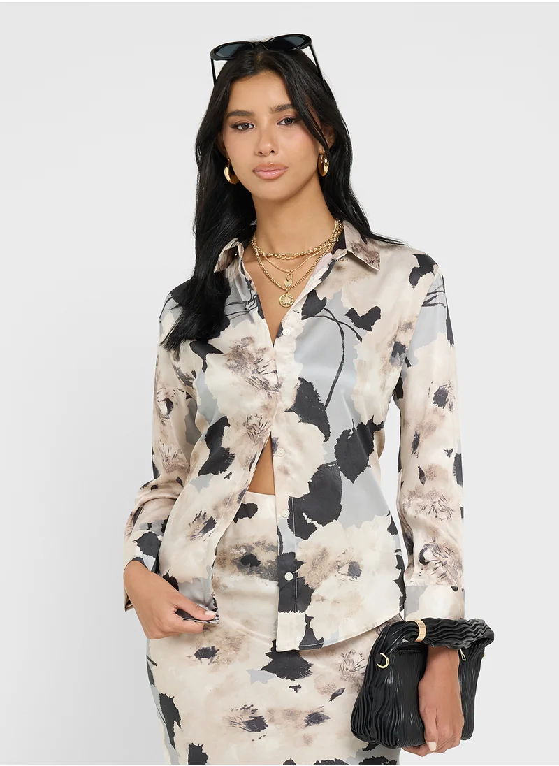 Ginger Floral Button Down Shirt