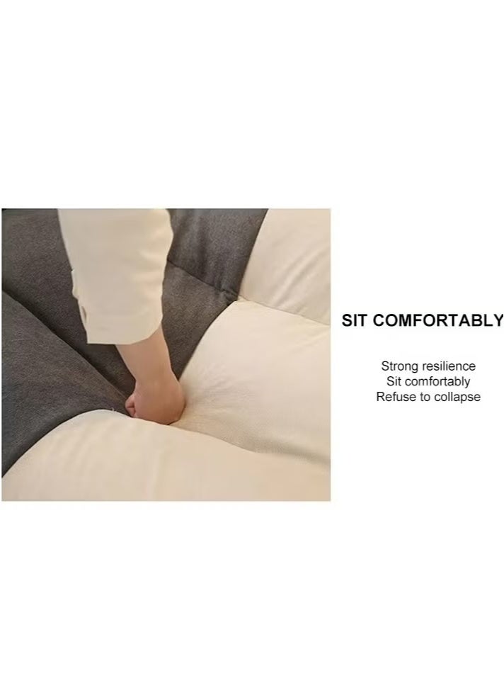 Generic Bean Cushion, Lightweight, Seating For Two, Bean Bag, Extra Large, Bean Sofa, Fatigue Relief, Sofa Cushion, Removable, Washable, Can Be Used As An Armrest On Both Sides, Corner Sofa, Patchwork Sofa, A Small Sofa That You Can Lie Down And Sleep On In The Balcony, Soft Sofa.  - Image 2